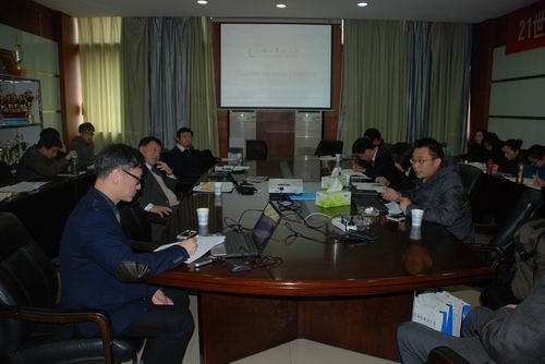 台北大学会计学教授来新葡的京官网进行学术交流